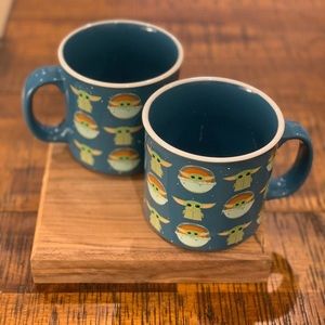 STAR WARS baby yoda mug set